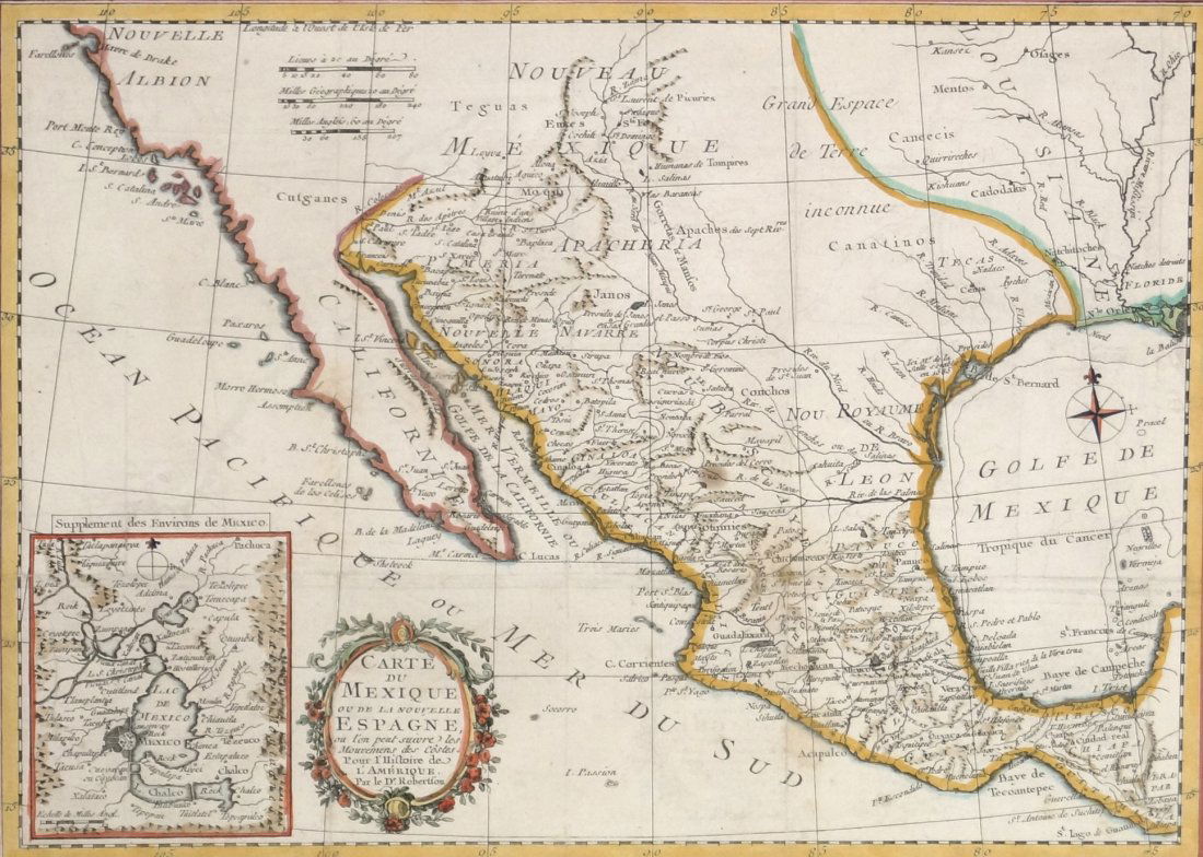 THOMAS KITCHIN (ENGLISH 1718-1784) ENGRAVED MAP OF (1 of 2)