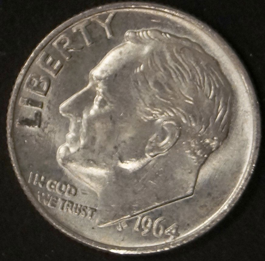 LOT APPROXIMATELY (256+/-) ASSORTED ROOSEVELT SILVER (1 of 1)