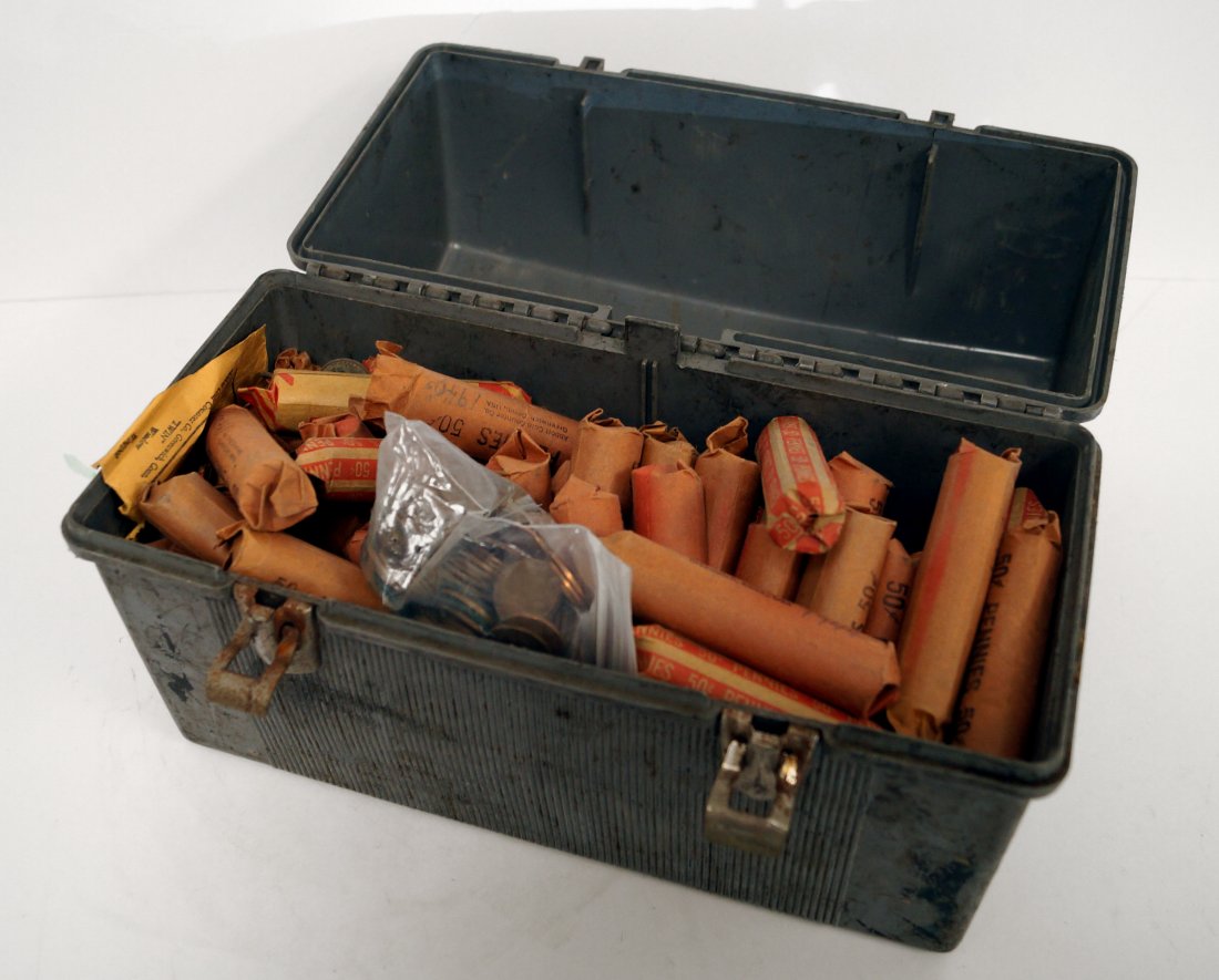 LOT (APPROXIMATELY 24LBS) LINCOLN HEAD CENTS, (1 of 1)