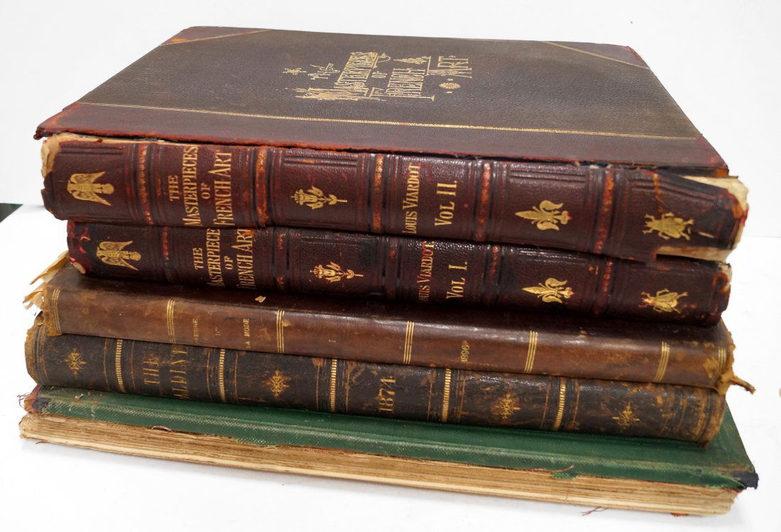 LOT (6) FOLIO VOLUMES INCLUDING MASTERPIECES OF FRENCH (1 of 1)