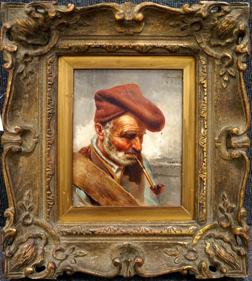 ROBERTO FIGERIO (ITALIAN 19/20TH CENTURY), OIL ON (1 of 4)