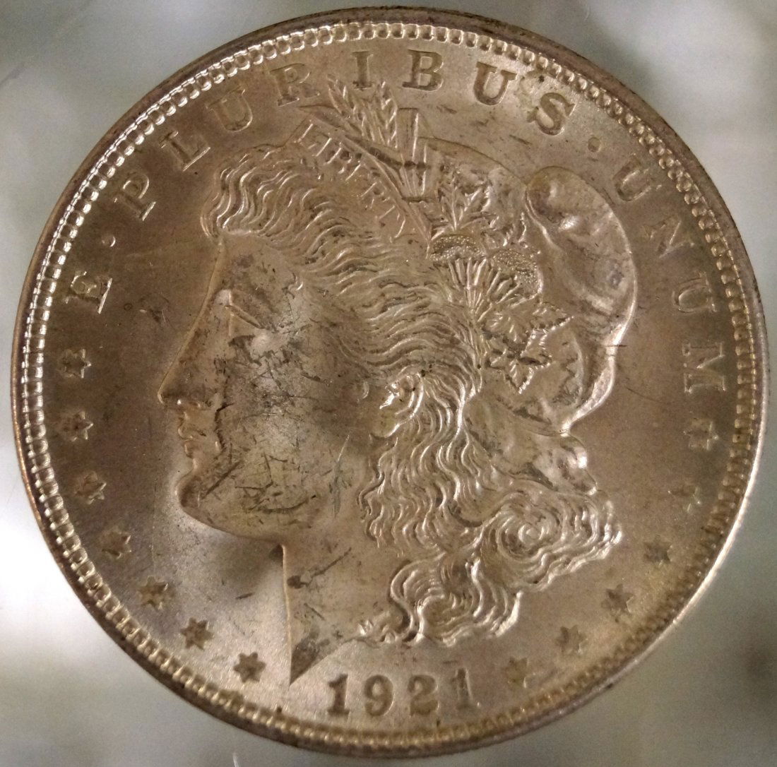 LOT (12) ASSORTED MORGAN SILVER DOLLAR COINS (1 of 2)