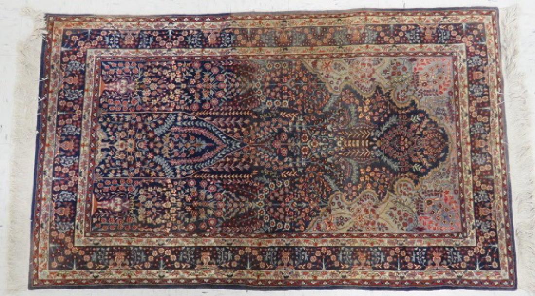 PERSIAN DESIGN PRAYER RUG. 3 X 5'2" (1 of 3)