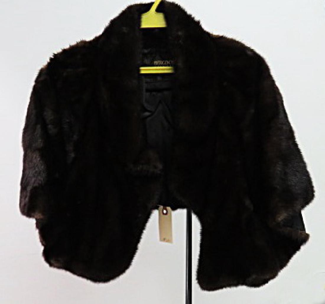 BERGDORF GOODMAN VINTAGE MINK CAPE (1 of 3)