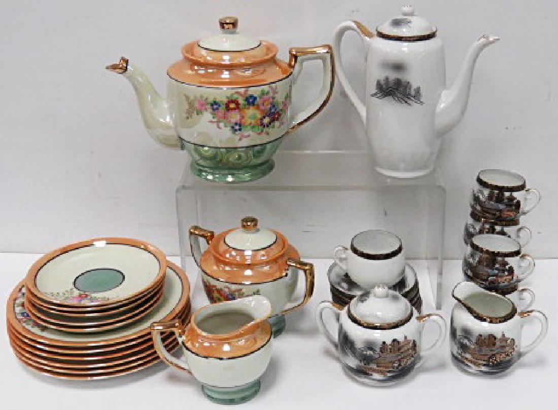 (2) SETS JAPANESE PORCELAIN TEA SETS INCLUDING LUSTER (1 of 6)