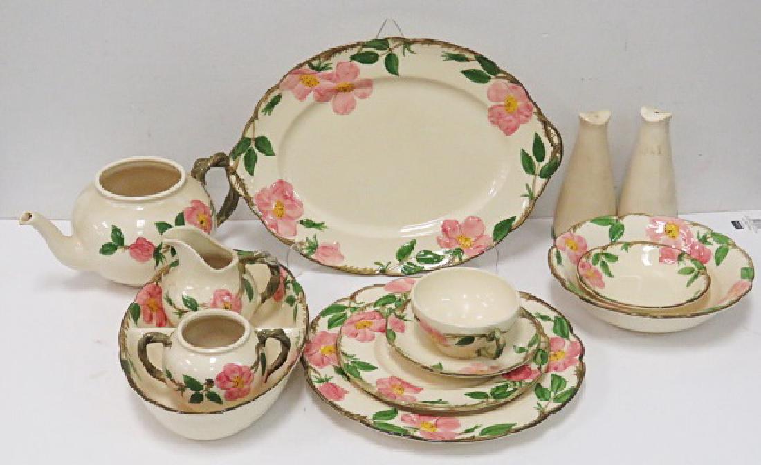 LARGE LOT FRANCISCAN "DESERT ROSE" PATTERN DINNERWARE (1 of 3)