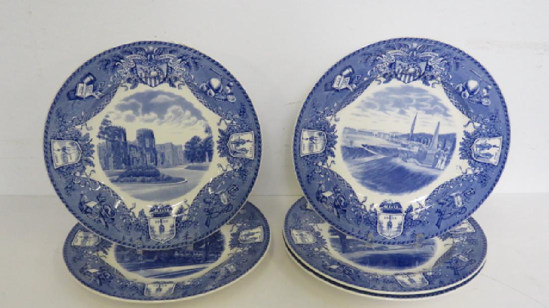 SET (5) WEDGWOOD PLATES, WEST POINT MILITARY ACADEMY (1 of 2)