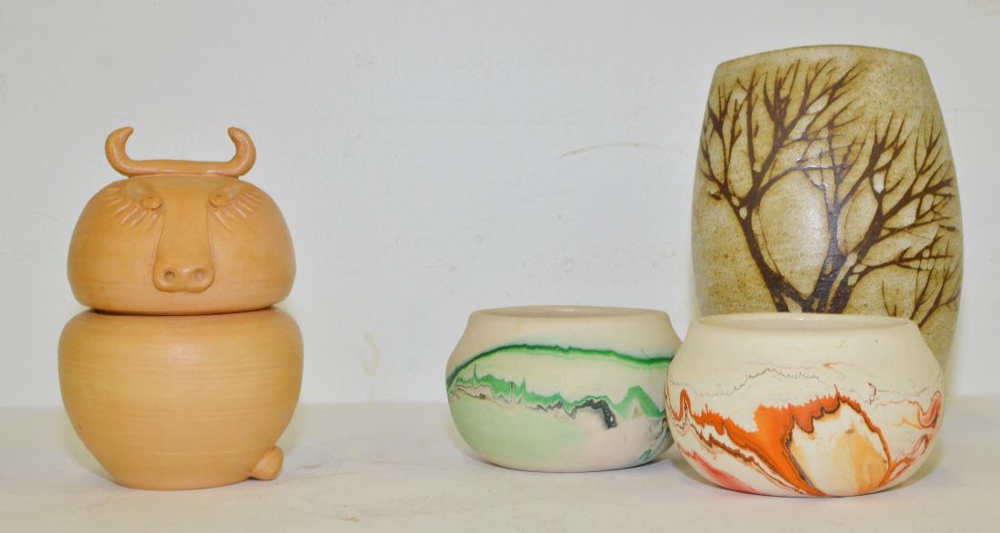 LOT (4) MODERN ART POTTERY INCLUDING (2) NEMADJI, (1) (1 of 3)