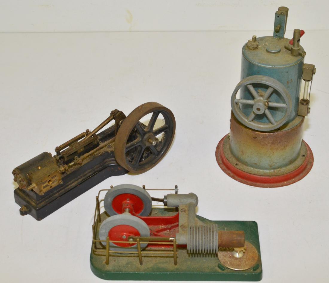 LOT (3) VINTAGE STEAM ENGINE'S (1 of 5)