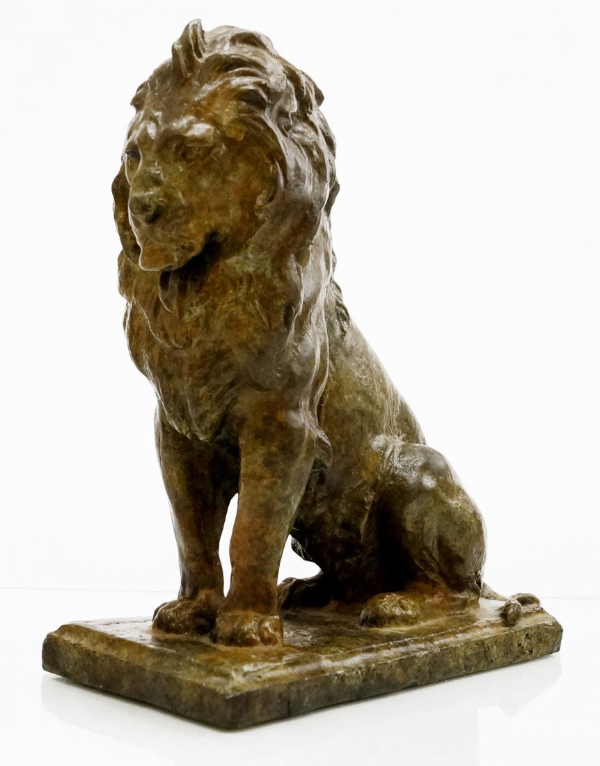 ALEXANDER PROCTOR (AMERICAN 1860-1950), BRONZE, SEATED (1 of 4)