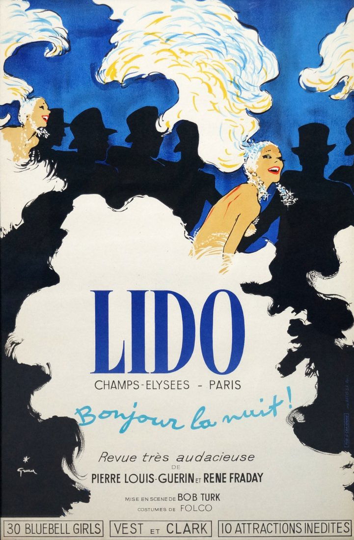 RENE GRUAU (FRENCH 1909-2004), LITHOGRAPHIC POSTER, (1 of 1)