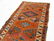 SEMI-ANTIQUE CAUCASIAN RUG. 9'1" X 3'7" - 2