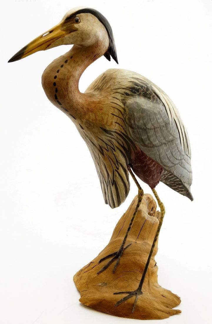 HARRY ROSS (AMERICAN 20TH CENTURY), CARVED AND PAINTED (1 of 1)