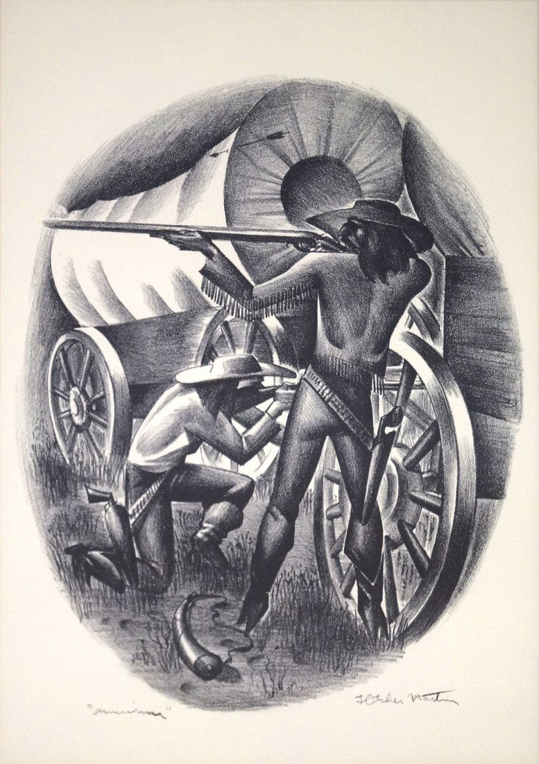 FLETCHER MARTIN (AMERICAN 1904-1979), LITHOGRAPH, (1 of 2)
