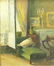316: OIL ON CANVAS MOUNTED ON BOARD, "INTERIOR…" BOUCHE