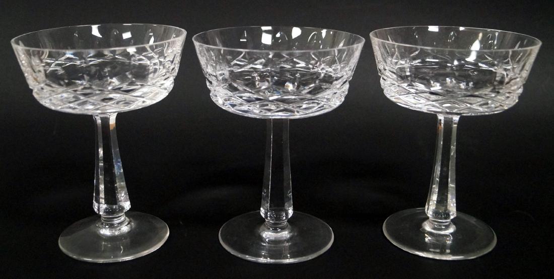 SET (15) GALWAY CRYSTAL CHAMPAGNES, SIGNED. HEIGHT 5 (1 of 1)