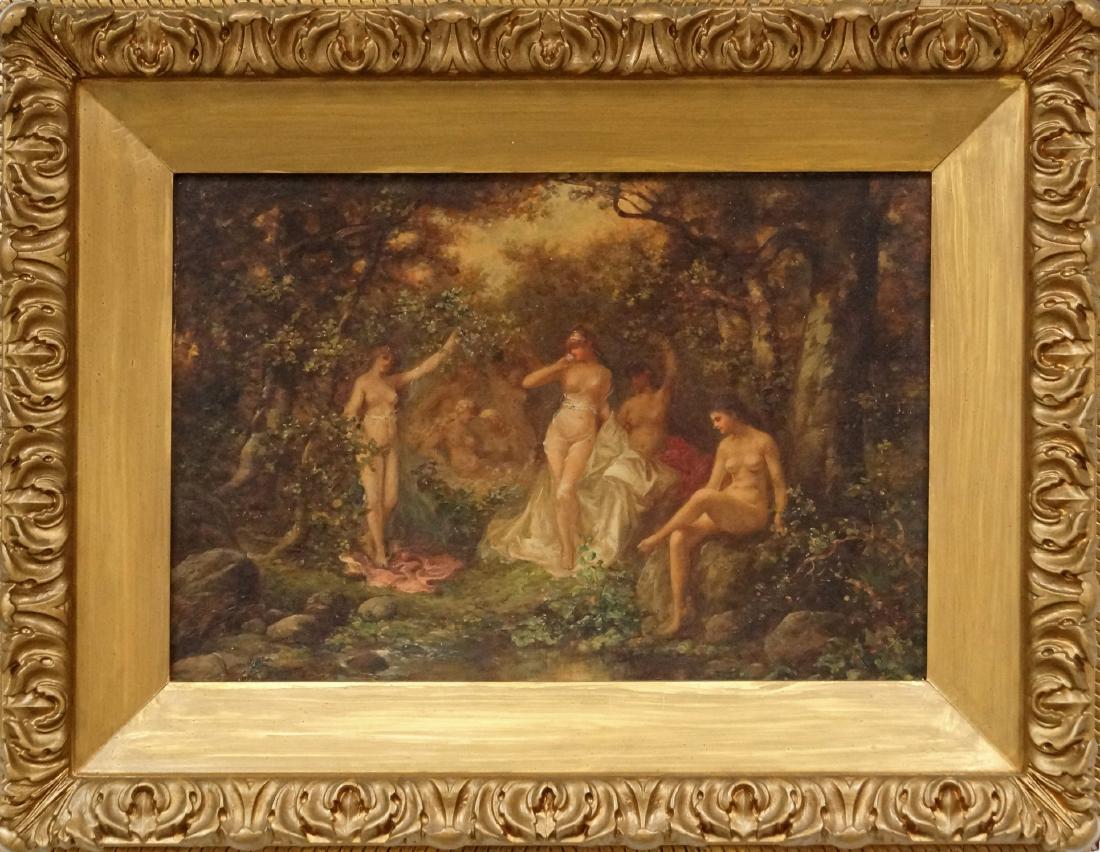 FRENCH SCHOOL (20TH CENTURY), OIL ON CANVAS LAID ON (1 of 2)