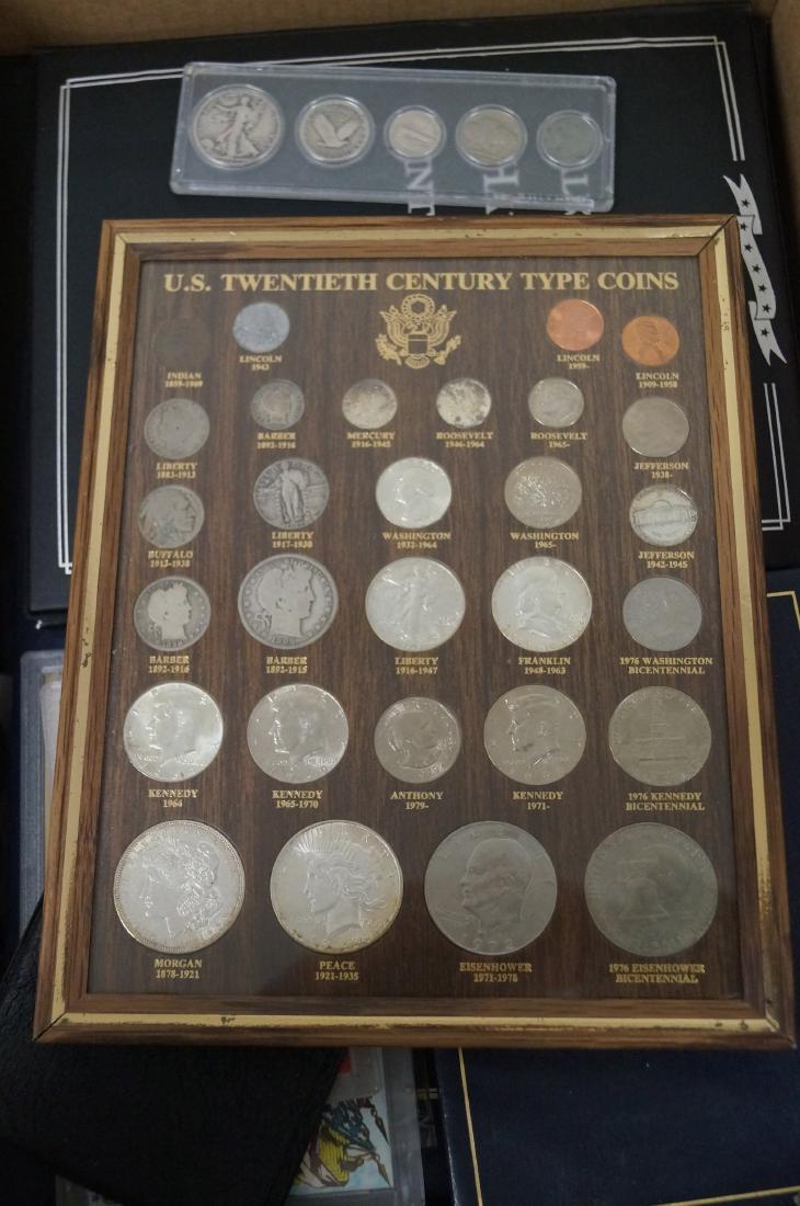 LOT INCLUDING ASSORTED SILVER TYPE SETS, HISTORICAL AND (1 of 1)