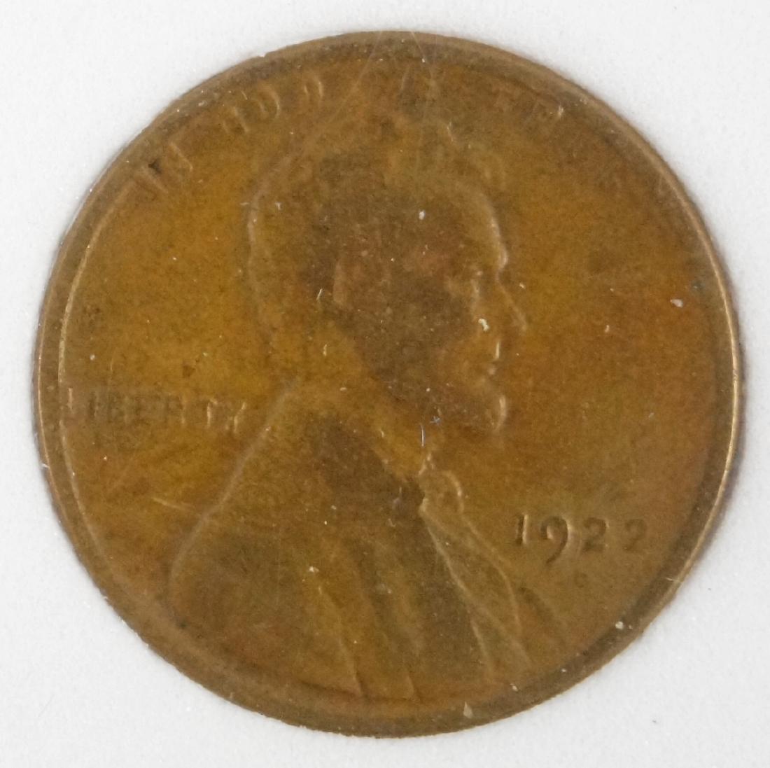 1922 NO. D STRONG OBVERSE LINCOLN HEAD CENT (NCGS, (1 of 2)