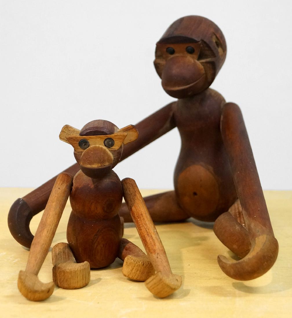 LOT (2) VINTAGE KAY BOJESEN ERA JOINTED MONKEYS (1 of 3)