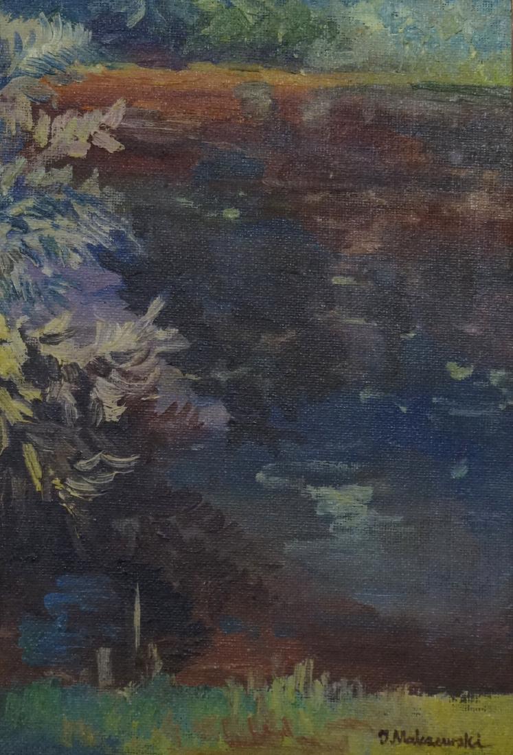 POLISH SCHOOL (20TH CENTURY), OIL ON CANVAS LAID ON (1 of 2)