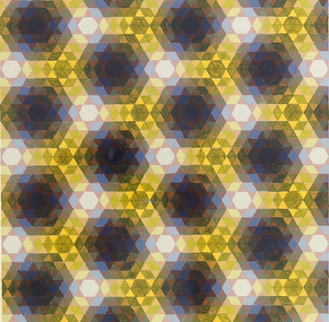 AMERICAN SCHOOL (20TH CENTURY), ACRYLIC AND PENCIL ON (1 of 1)