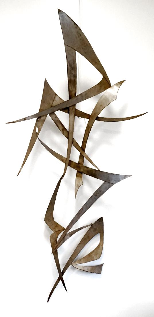 AMERICAN SCHOOL (20TH CENTURY), STAINLESS STEEL (1 of 2)