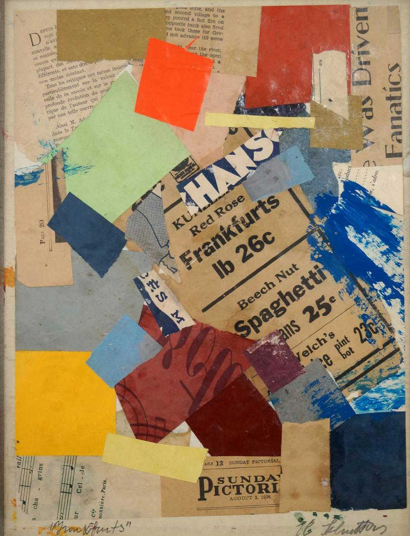 KURT SCHWITTERS (GERMANY/UK 1887-1948) "MERZ", COLLAGE KURT SCHWITTERS (GERMANY/UK 1887-1948) "MERZ", COLLAGE