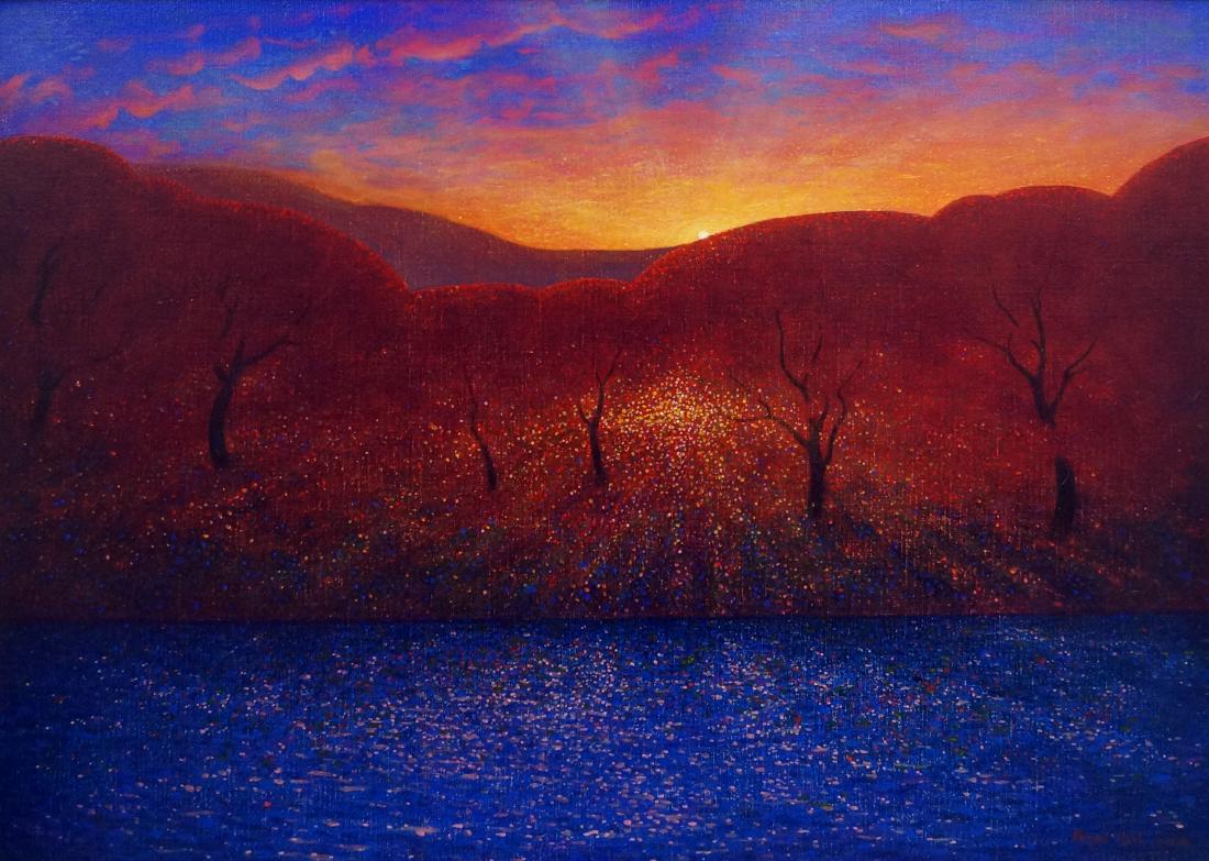 ROGER HILL (AMERICAN 20TH CENTURY), OIL ON CANVAS, (1 of 2)