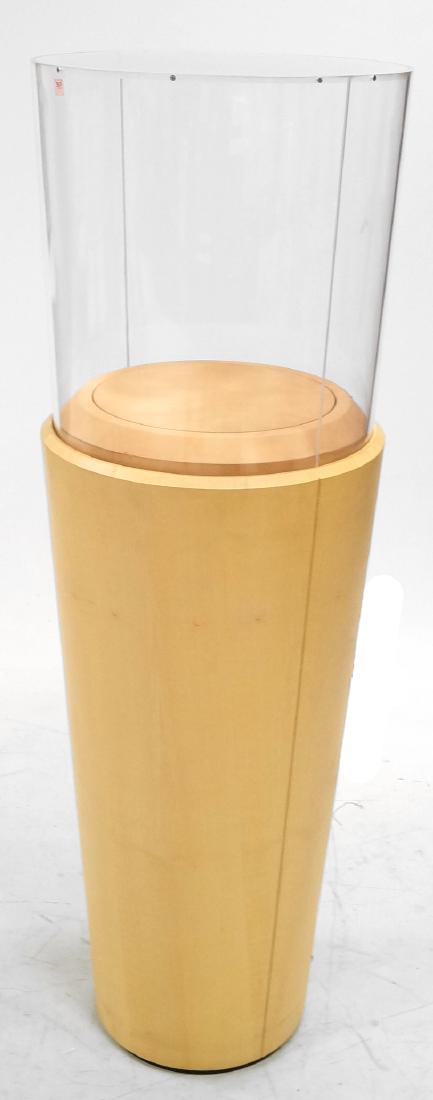 ITALIAN CUSTOM BIRCH JEWELRY DISPLAY CABINET. HEIGHT: ITALIAN CUSTOM BIRCH JEWELRY DISPLAY CABINET. HEIGHT 67"