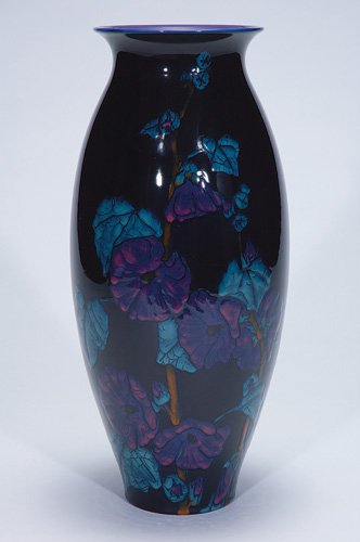 Rookwood French Red floral, Sax 1920, 17 1/2
