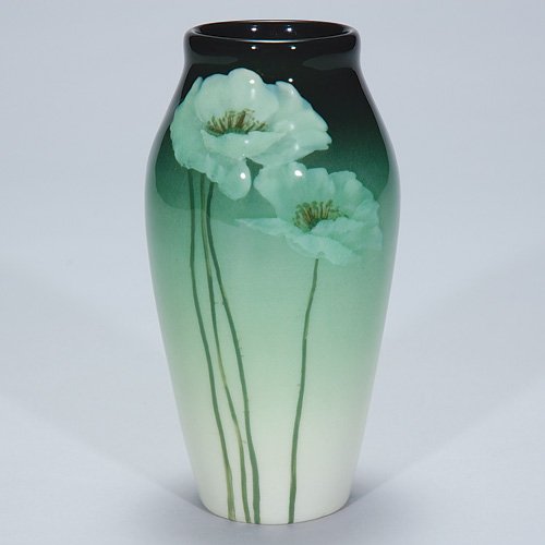 Rookwood 6 1/2" Iris Glaze floral, Van Horne