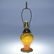 313: Roseville factory Tuscany lamp, 7 1/2"