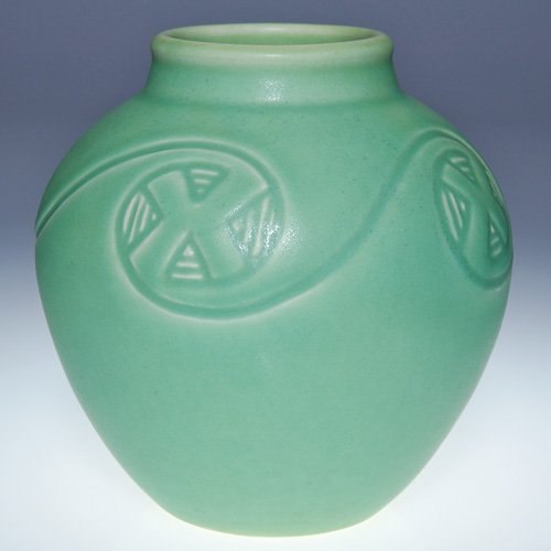 Rookwood 5 1/4" Z Glaze, green mat, 1902