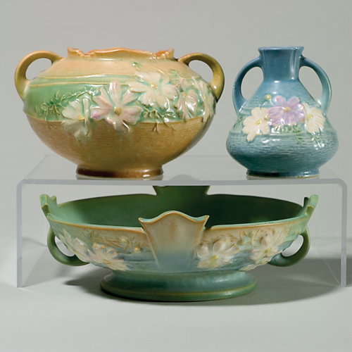 3 Rv Cosmos: Bowl 370-8", Vase944-4", Vase 375-4"
