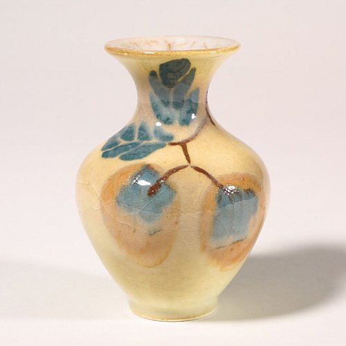 Rookwood vase, fruit, Furukawa, 1948, 6