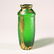 1118: Emerald green vase, Mt Joye att, cameo