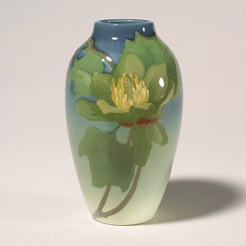 Rookwood Iris glaze, tulip poplar, Sax,