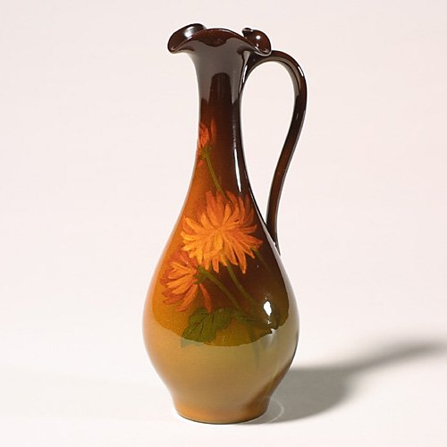 RookwoodStandard ewer, mums,Lawrence,85