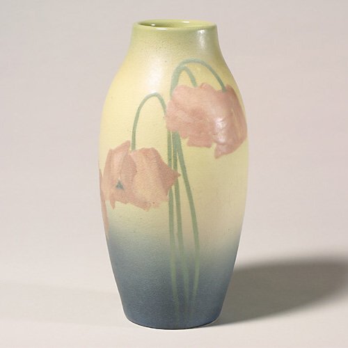 Rookwood Vellum, poppies, Coyne, 1905,