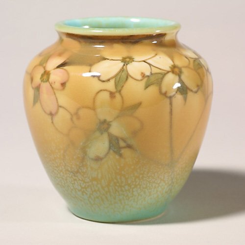 Rookwood Porcelain, dogwood, Shirayamad