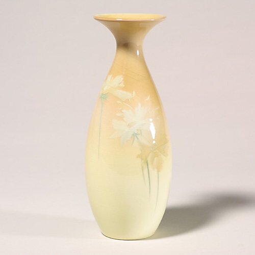 Rookwood Iris glaze vase, cosmos, Sax,