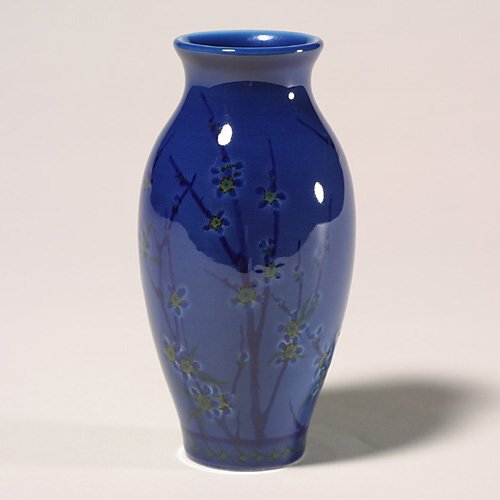 Rookwood Blue tint, incised floral, Sa