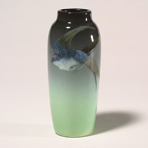 Rookwood Iris glaze, birds, Schmidt, 19