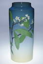 1451: Rookwood Iris glaze vase, Valentien, floral, 13 1