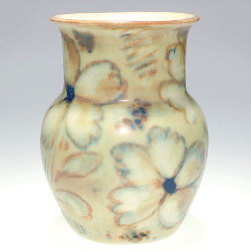 Rookwood 6 1/2" mat floral, Jensen, 1943