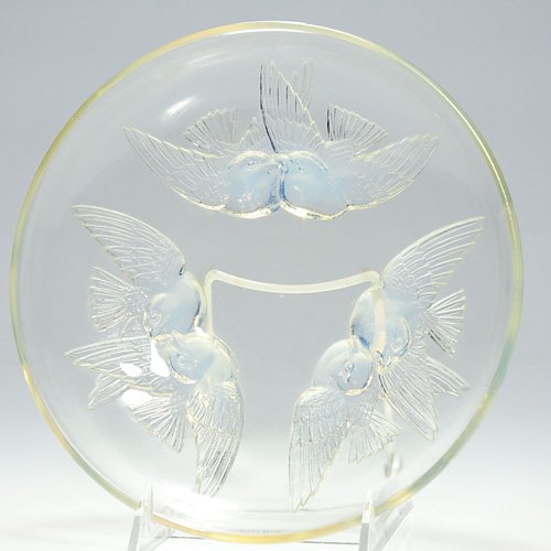 R. Lalique "Nonnettes" bowl, 2 1/8X 8 1/2"D