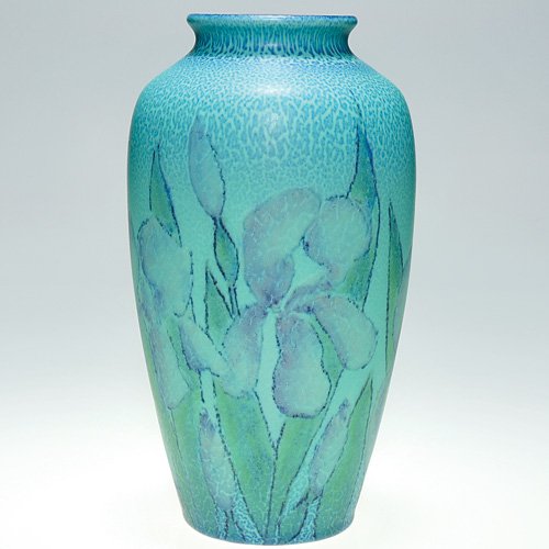 Rookwood Mat floral, Jensen, 1929, 10 1/2"