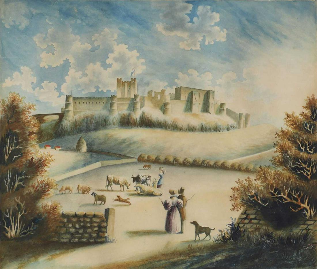 John Taylor (19th century): John Taylor (19th century) John Taylor (19th century) 'Sweet Home!' signed 'John Taylor', dated 1833 and inscribed with title l.c., watercolour 34 x 38cm