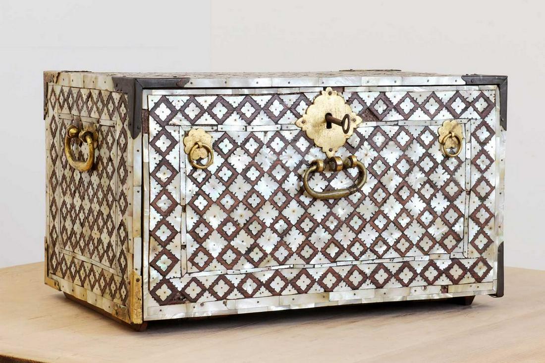 An Indo-Portuguese table casket, (1 of 5)